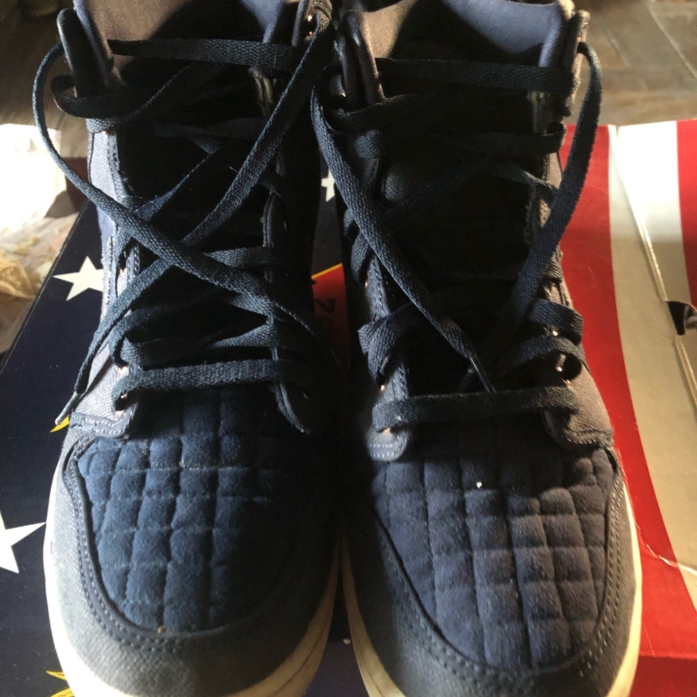 Nike Aiko Navy Blue High Top Sneakers Size 11